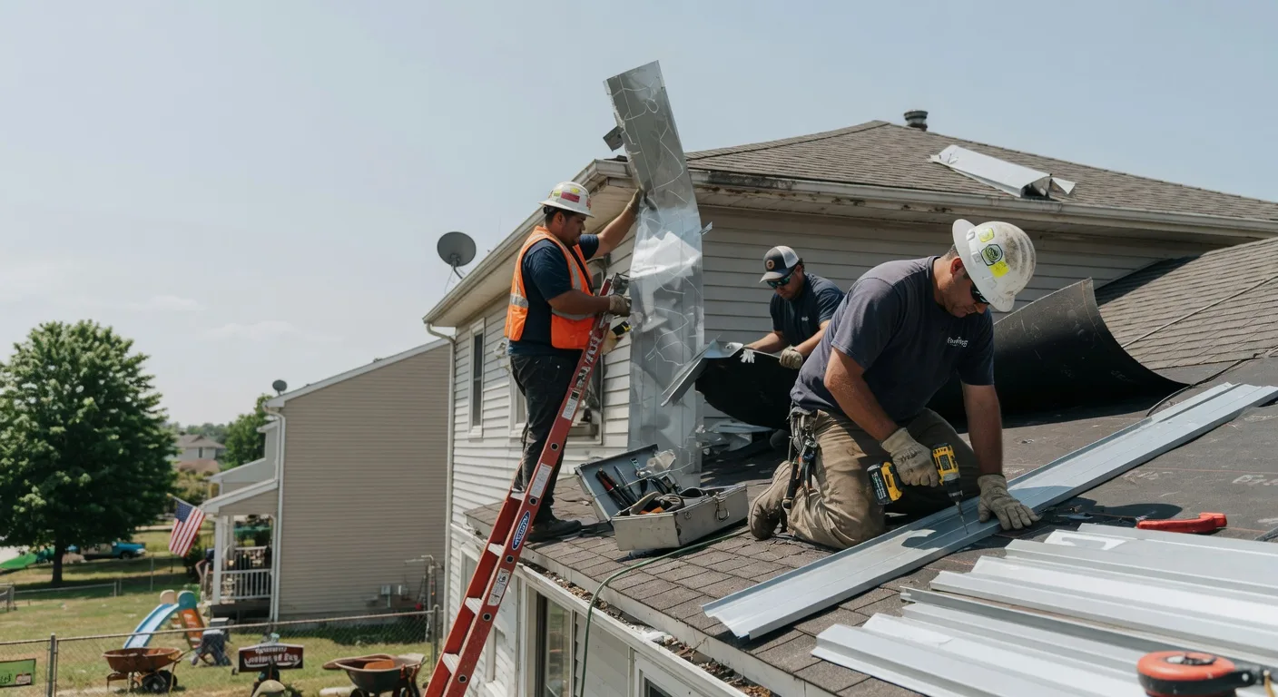 Storm Damage Metal Roof Repair in Robinson Creek, KY
